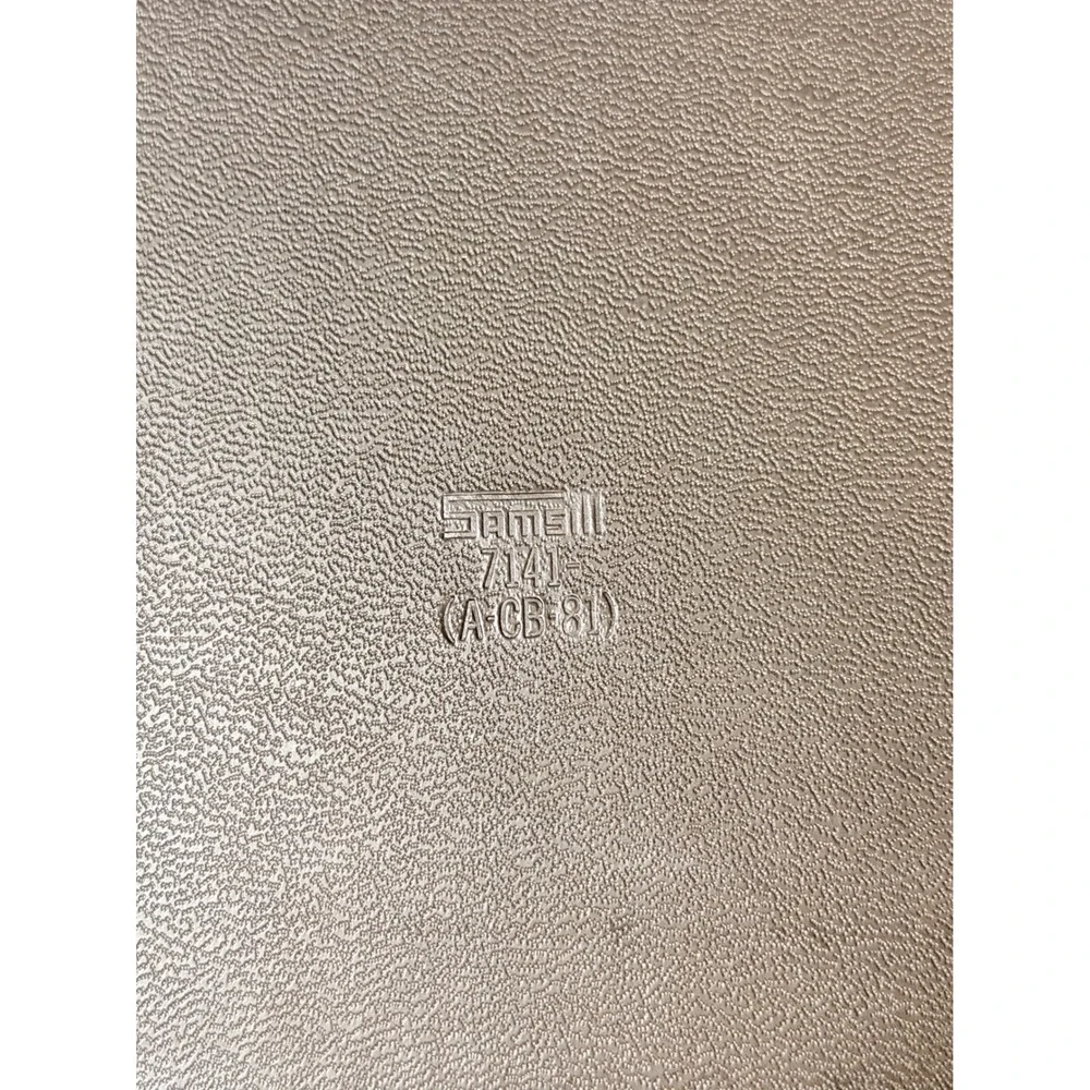 Vintage Samsill 71014 Brown Leather Notepad Folder Brass Corner Legal Pad Holder